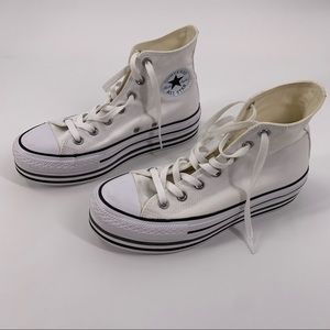 converse women’s white platform